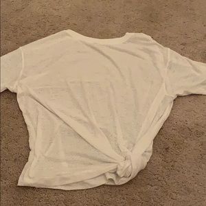 Lululemon tied t-shirt